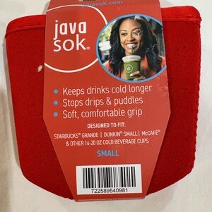 Red Java Sok Cup Sleeve